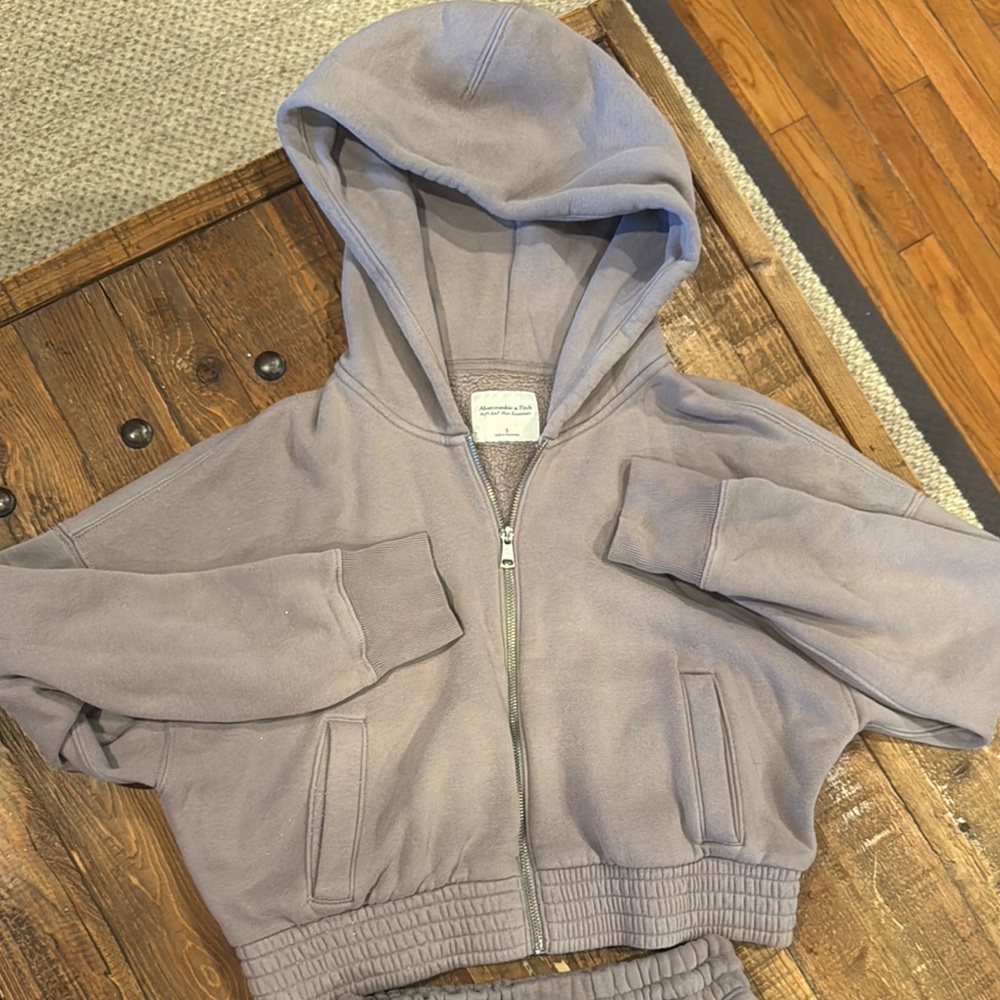 Abercrombie zip up hoodie.